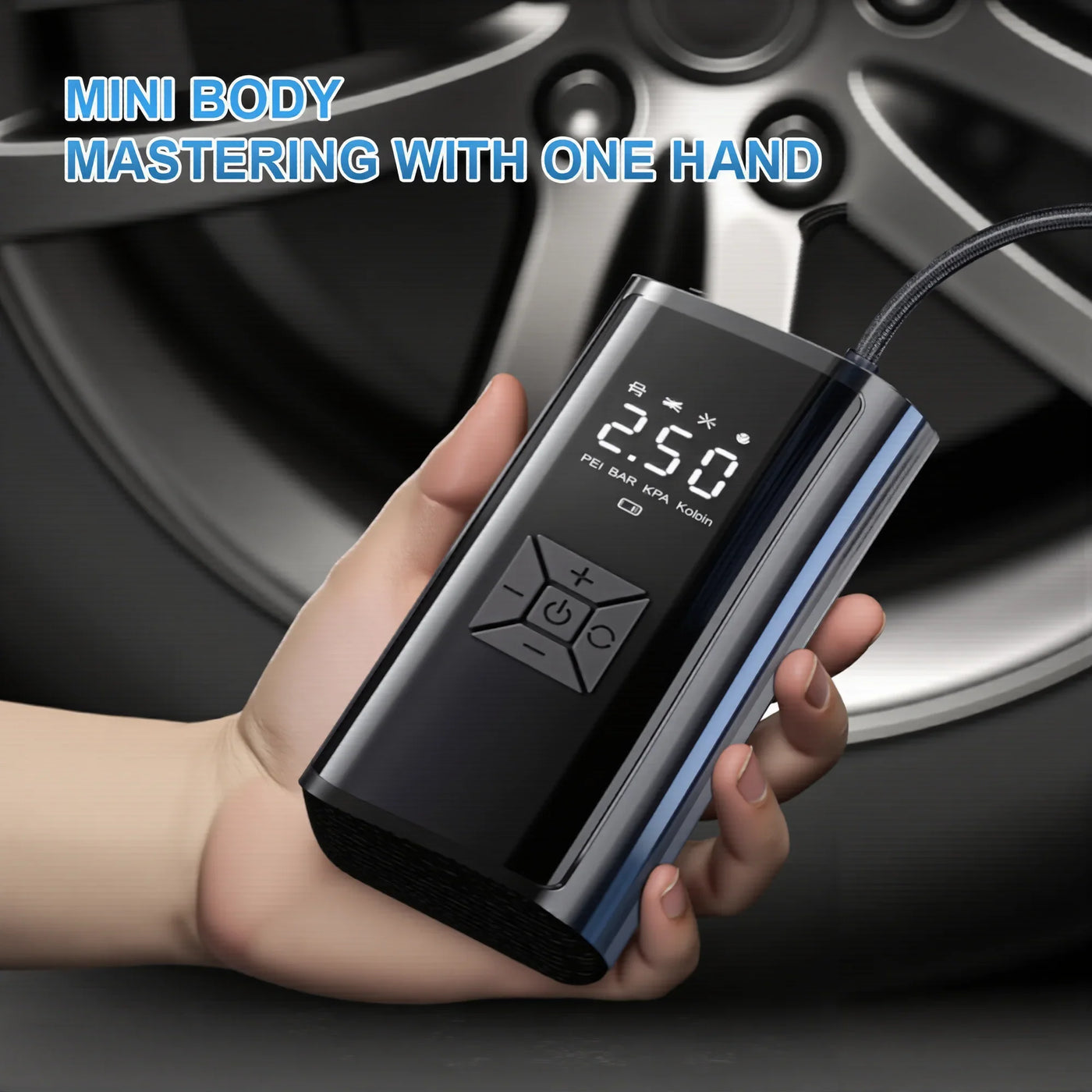مضخة هواء ذكية محمولة – Portable Smart Air Pump