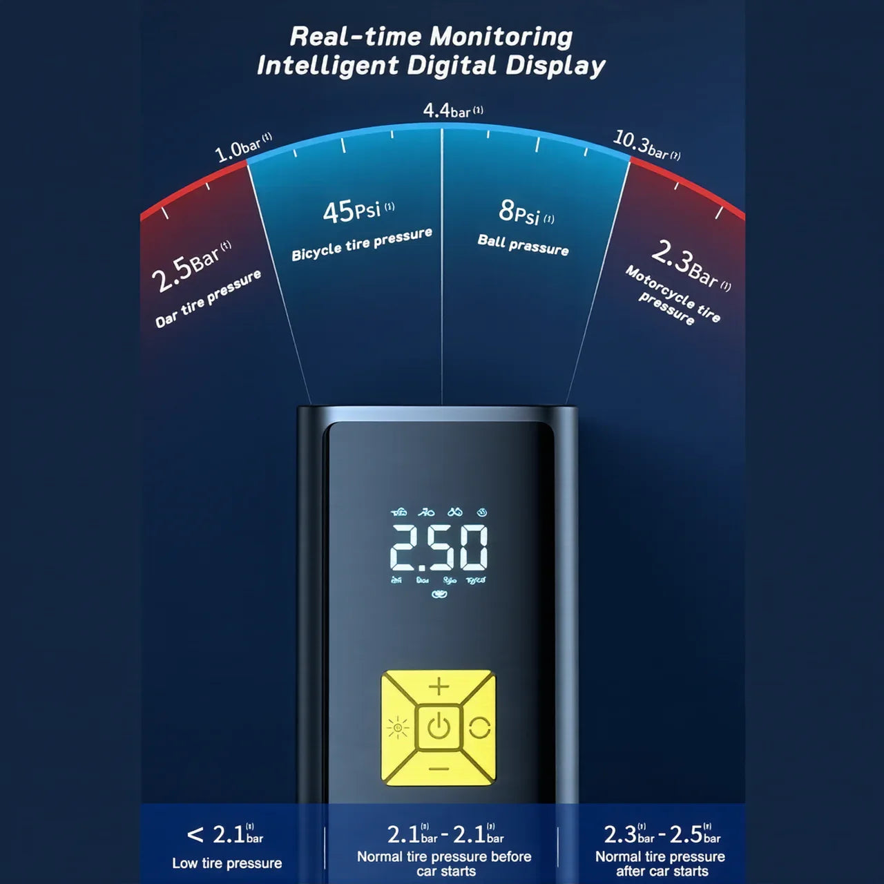 مضخة هواء ذكية محمولة – Portable Smart Air Pump