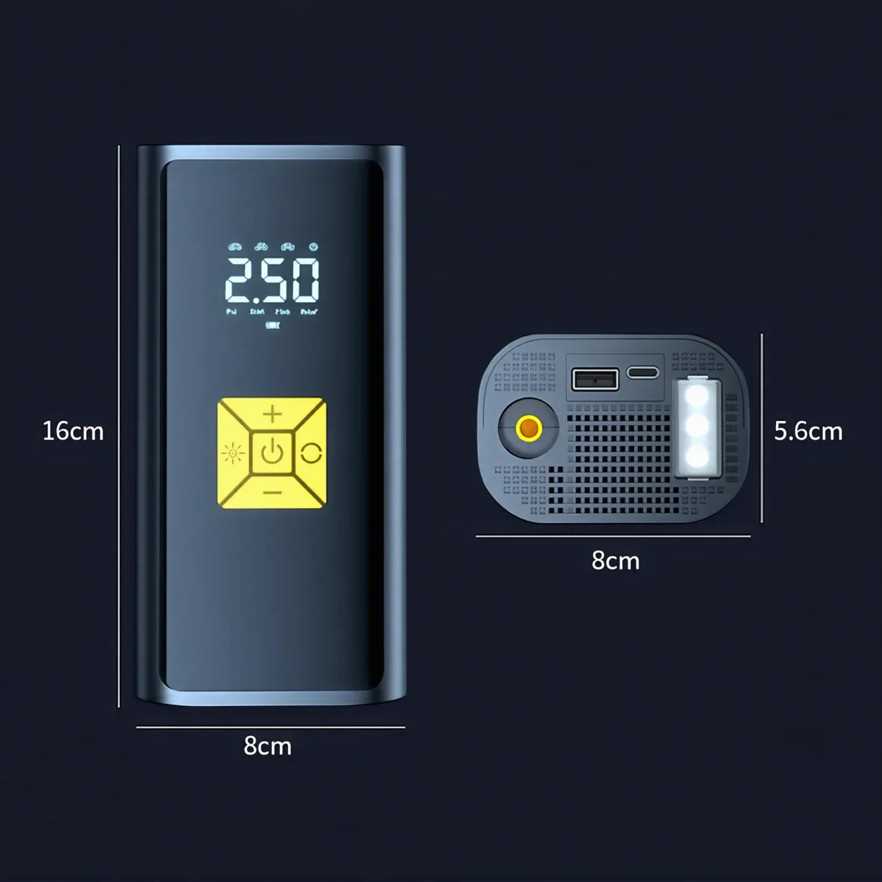 مضخة هواء ذكية محمولة – Portable Smart Air Pump