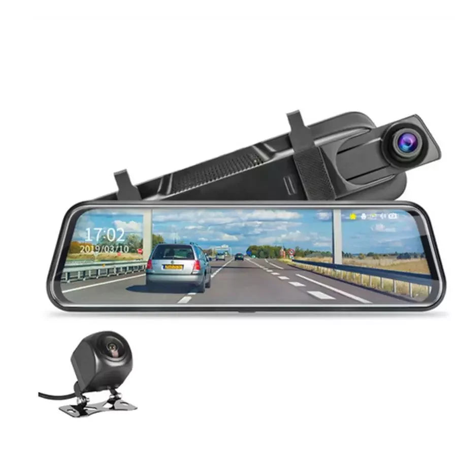 كاميرا أمامية وخلفية للسيارة مع شاشة لمس – رؤية شاملة وجودة عالية Front & Rear Dash Cam with Touch Screen – Full HD Wide View