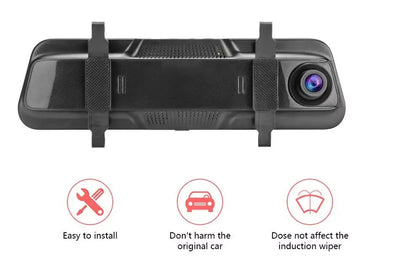 كاميرا أمامية وخلفية للسيارة مع شاشة لمس – رؤية شاملة وجودة عالية Front & Rear Dash Cam with Touch Screen – Full HD Wide View
