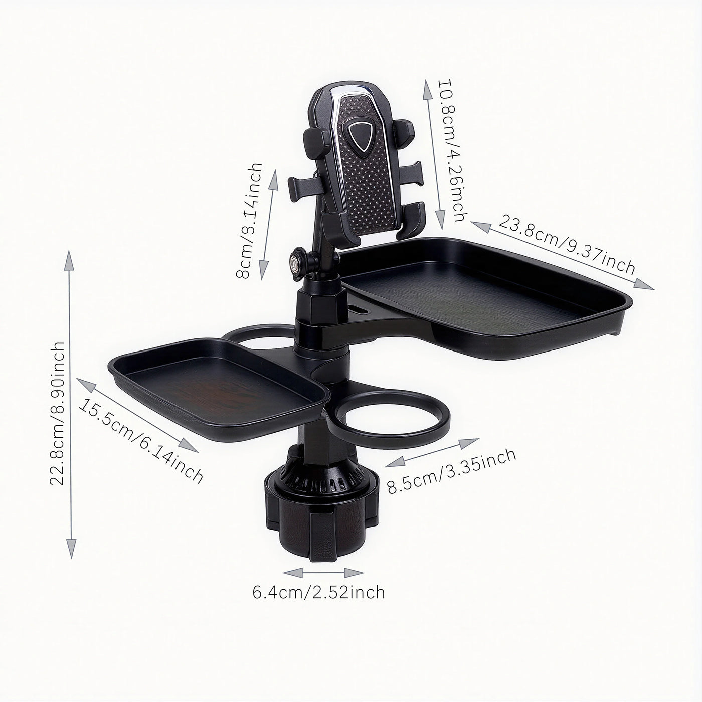 حامل متعدد الاستخدام للسيارة مع طاولة وحامل أكواب Multi-Purpose Car Holder with Table & Cup Holder